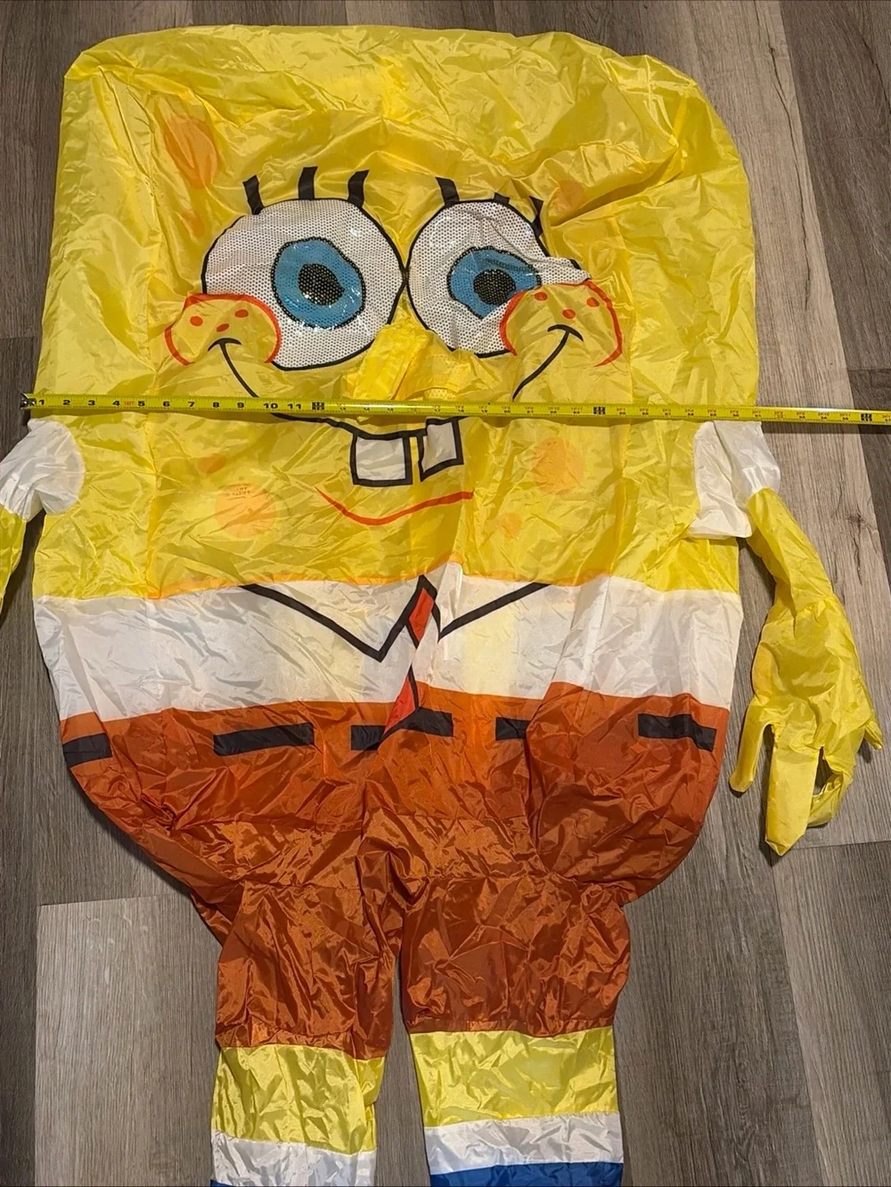 SpongeBob SquarePants Yellow Inflatable Kids Costume one size